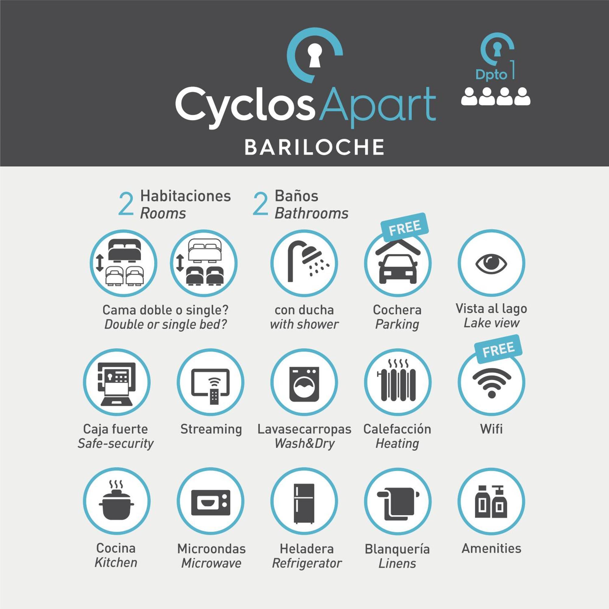 Cyclosapart Bariloche Eksteriør bilde